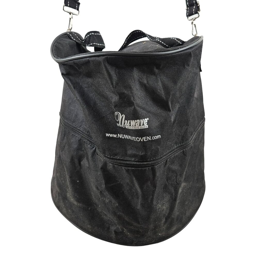 NuWave Infrared Oven Carrying Case Black Nylon Adjustable Shoulder Strap Storage